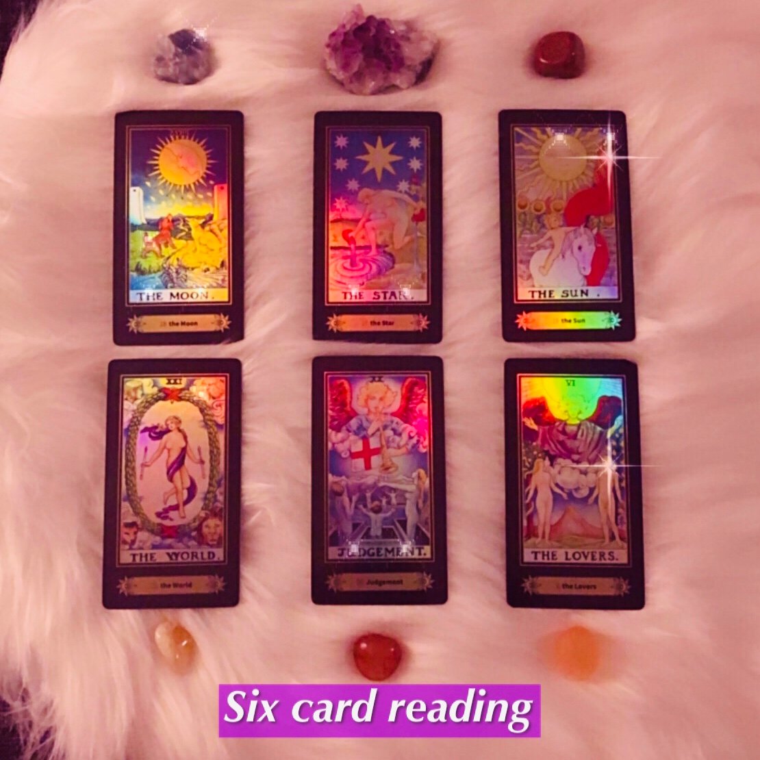 Six Oracle online Cards Message